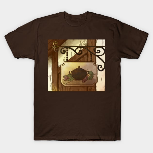 Vintage Tavern Sign T-Shirt by reynoldjay